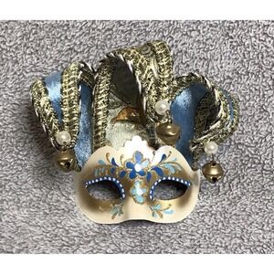 La Maschera Del Galeone Venetian Mask Wall Art Small 3.5" Hand Made Venice Italy